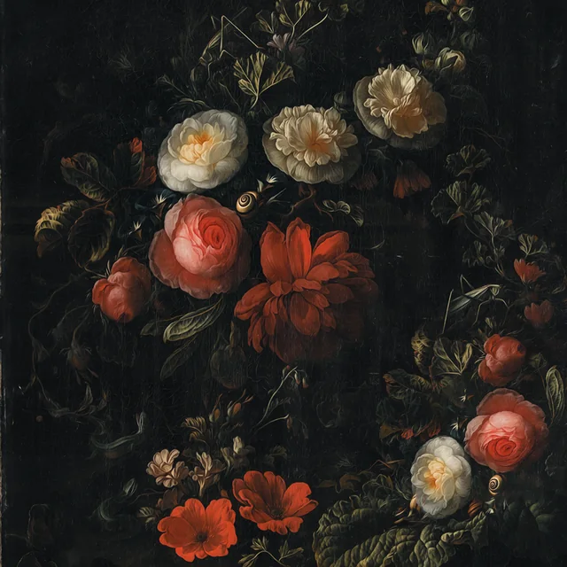 Amostra de arranjo floral clássico
